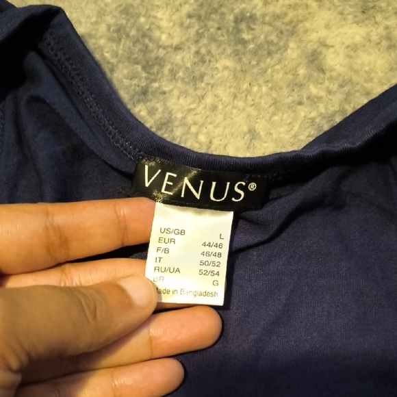 VENUS Navy Maxi Dress - Picture 2 of 4